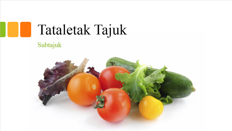 Persembahan makanan segar (skrin lebar) Persembahan makanan segar (skrin lebar)