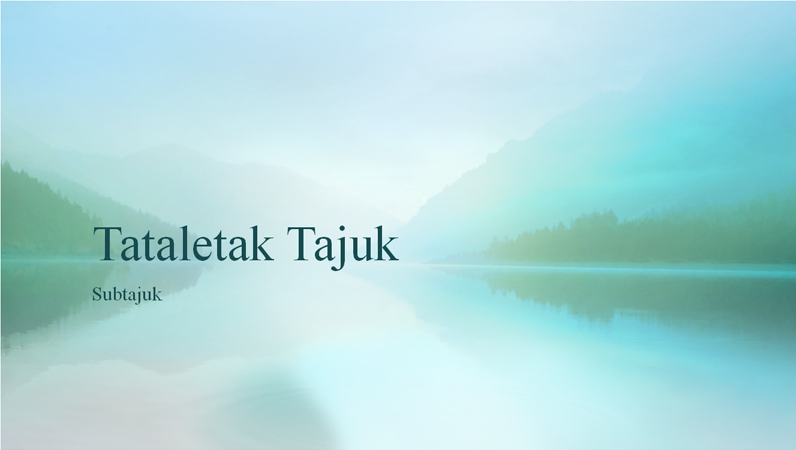 Persembahan ketenangan (skrin lebar) Persembahan ketenangan (skrin lebar)