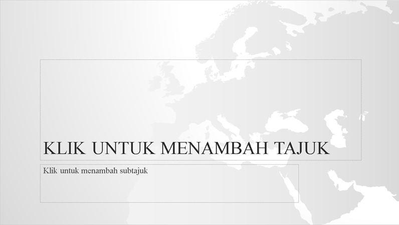 Siri peta dunia, persembahan benua Eropah (skrin lebar) Siri peta dunia, persembahan benua Eropah (skrin lebar)