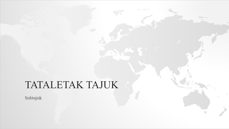 Siri peta dunia, persembahan Dunia (skrin lebar) Siri peta dunia, persembahan Dunia (skrin lebar)