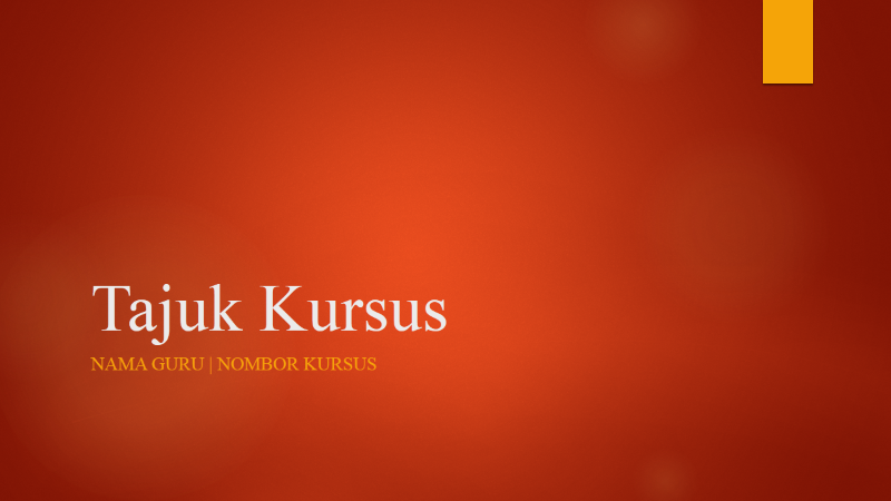 Gambaran Keseluruhan Kursus Akademik Gambaran Keseluruhan Kursus Akademik