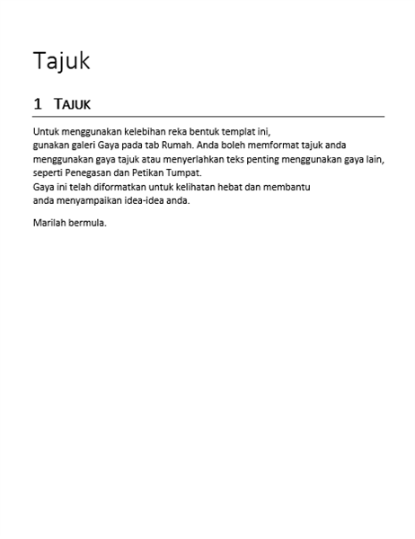 Reka bentuk Laporan (kosong) Reka bentuk Laporan (kosong)