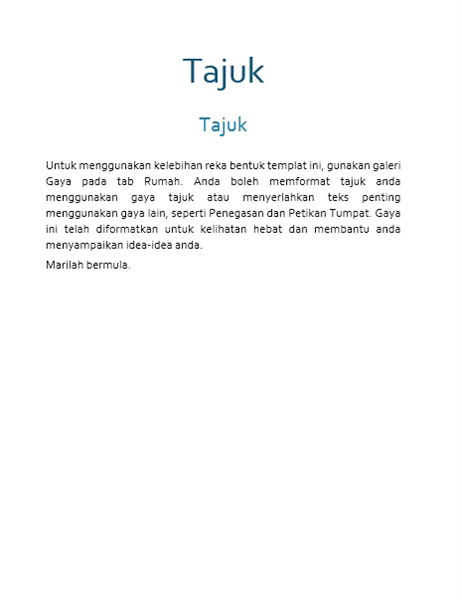 Reka bentuk Aliran (kosong) Reka bentuk Aliran (kosong)