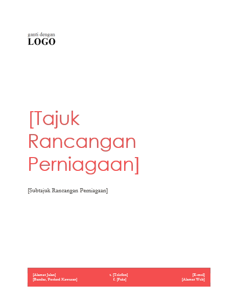 Rancangan perniagaan (Reka bentuk merah) Rancangan perniagaan (Reka bentuk merah)