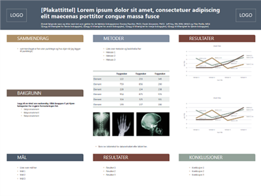 Plakat (blått og sort design) Plakat (blått og sort design)