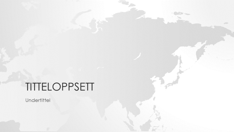Serie av verdenskart, presentasjon av det asiatiske kontinentet (bredformat) Serie av verdenskart, presentasjon av det asiatiske kontinentet (bredformat)