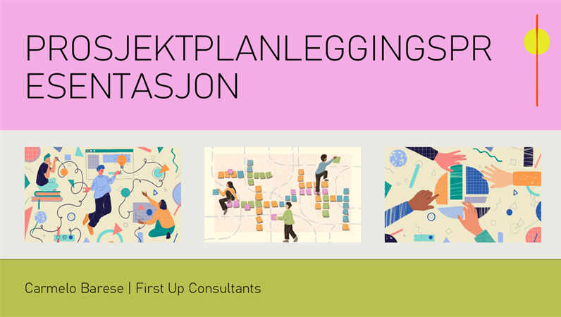 Presentasjon av forretningsprosjekt (bredformat) Presentasjon av forretningsprosjekt (bredformat)