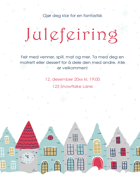 Flygeblad for vinterfest Flygeblad for vinterfest