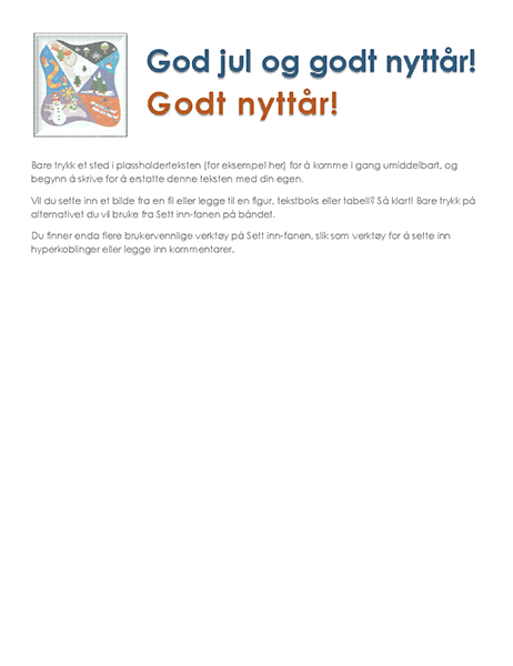 Meldingsbakgrunn med vintertema Meldingsbakgrunn med vintertema