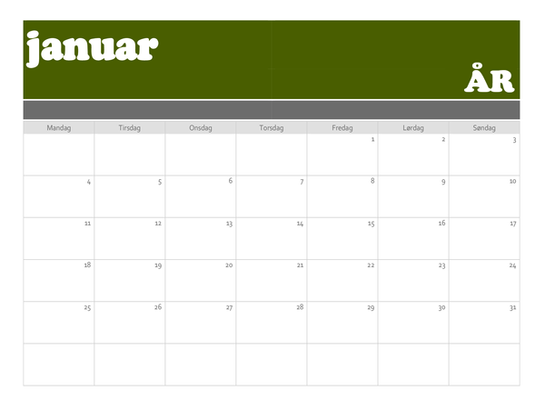 Bannerkalender Bannerkalender