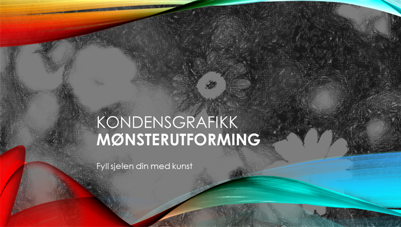 Kunstutforming med dampmønster Kunstutforming med dampmønster