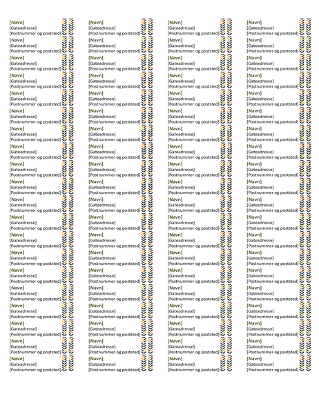 Vinetiketter (80 per side) Vinetiketter (80 per side)