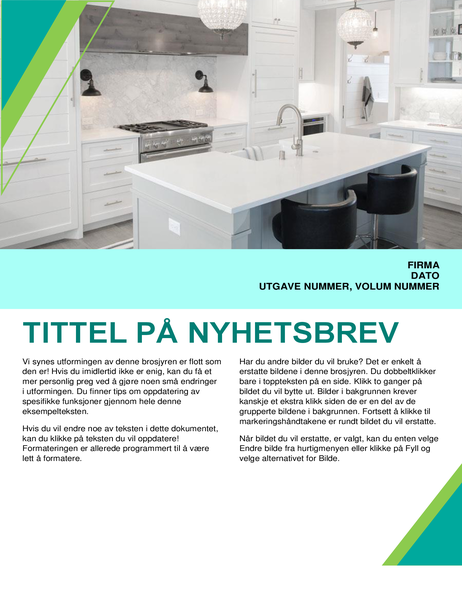 Nyhetsbrev for interiørutforming Nyhetsbrev for interiørutforming