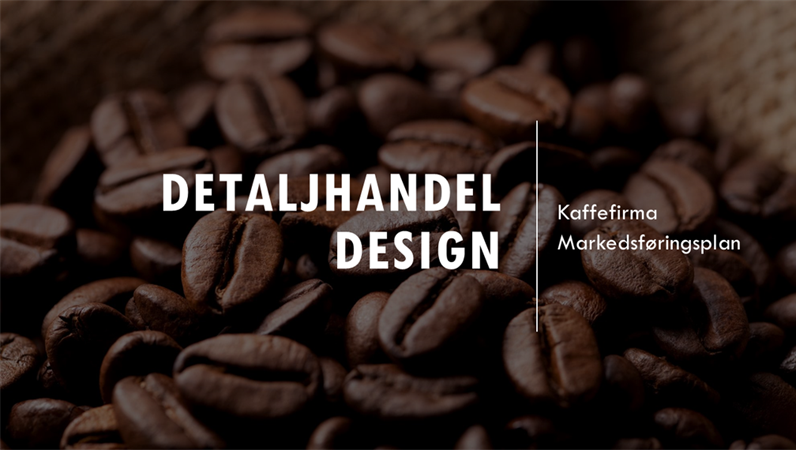 Integrert detaljhandelutforming med kaffebønner Integrert detaljhandelutforming med kaffebønner