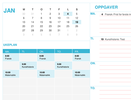 Studentkalender Studentkalender