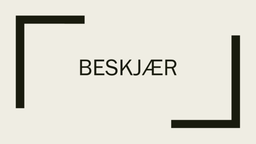 Beskjær Beskjær