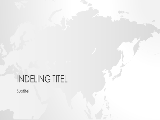Wereldkaartserie, presentatie van Azië (breedbeeld)