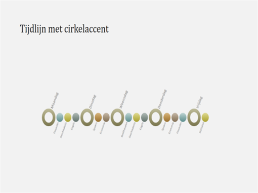 Dia met tijdlijnschema voor gebeurtenissen (breedbeeld) Dia met tijdlijnschema voor gebeurtenissen (breedbeeld)