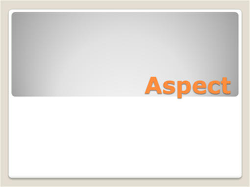 Aspect Aspect