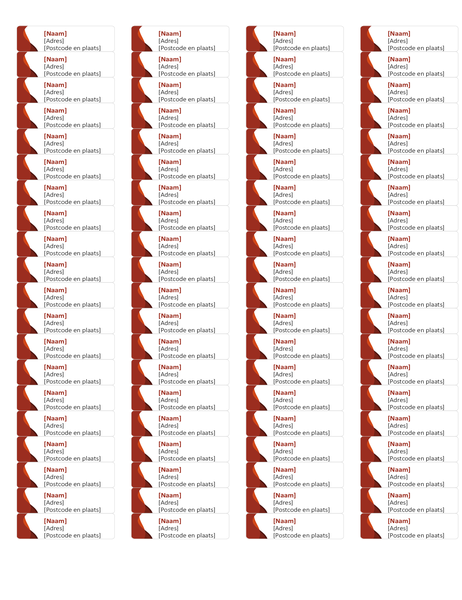 Étiquettes Dérive (80 par page) Étiquettes Dérive (80 par page)