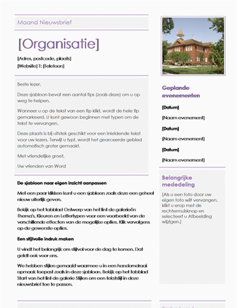 Nieuwsbrief basisschool Nieuwsbrief basisschool