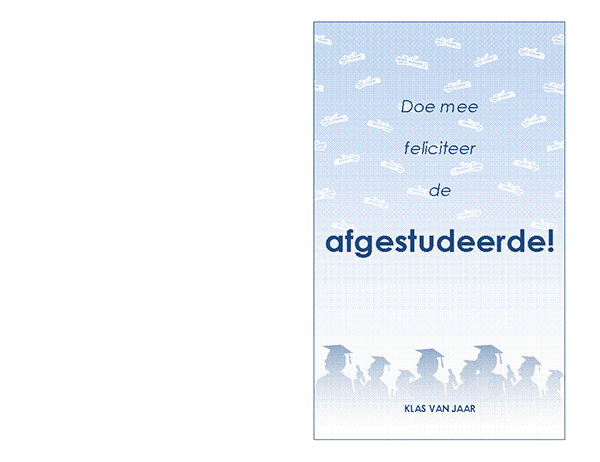 Uitnodiging voor afstudeerfeestje (ontwerp afstudeerfeestje, gevouwen) Uitnodiging voor afstudeerfeestje (ontwerp afstudeerfeestje, gevouwen)
