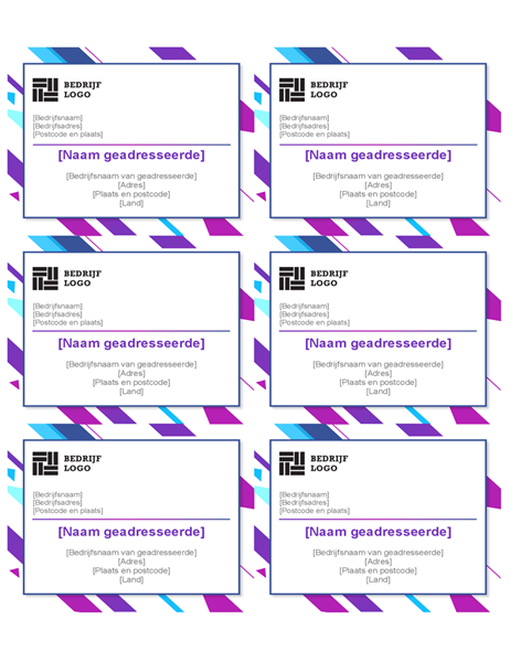Etiketten met paarse afbeelding (6 per pagina) Etiketten met paarse afbeelding (6 per pagina)