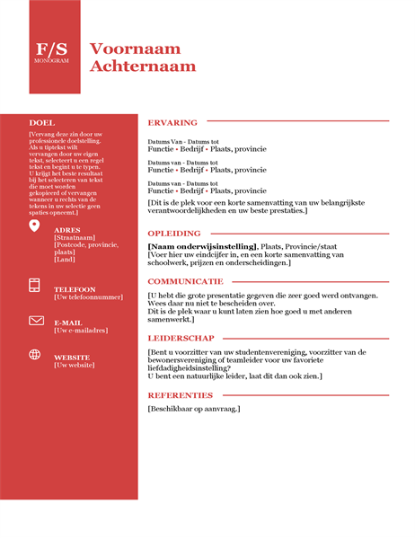 CV Monogramme gras CV Monogramme gras