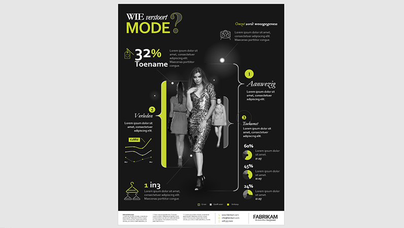 Affiche d’infographie Mode Affiche d’infographie Mode