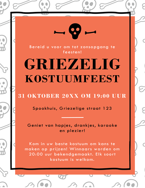 Prospectus fête d’Halloween Prospectus fête d’Halloween