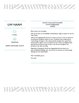 Creatieve sollicitatiebrief, ontworpen door MOO Creatieve sollicitatiebrief, ontworpen door MOO