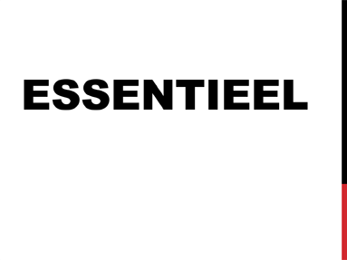 Essentieel Essentieel