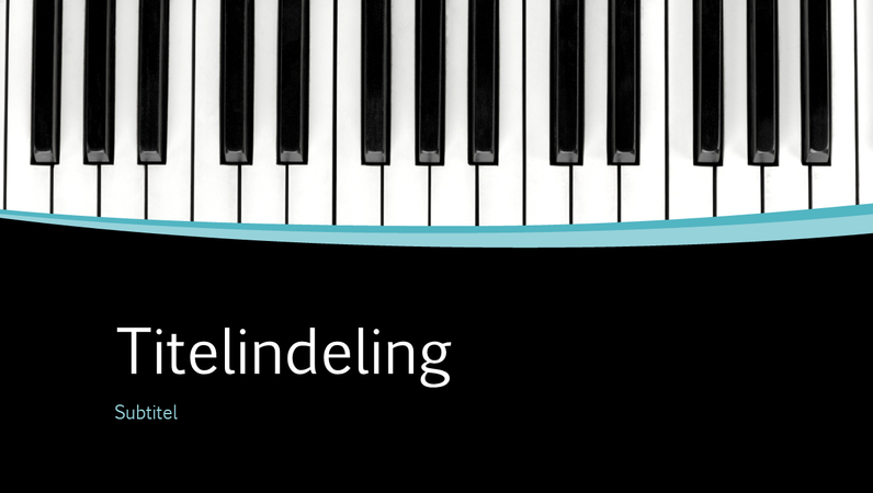 Presentatie met muzikale curven (breedbeeld) Presentatie met muzikale curven (breedbeeld)
