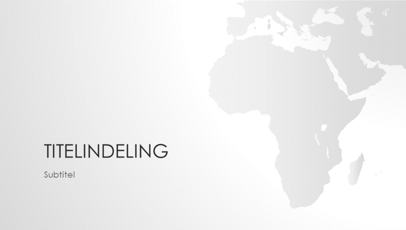 Wereldkaartserie, presentatie van Afrikaans continent (breedbeeld) Wereldkaartserie, presentatie van Afrikaans continent (breedbeeld)