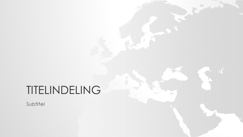 Presentatie wereldkaartserie, Europa (breedbeeld) Presentatie wereldkaartserie, Europa (breedbeeld)