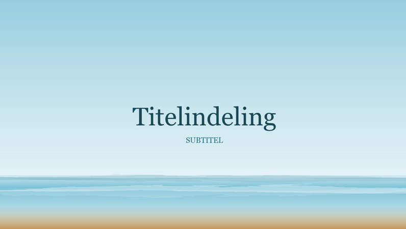 Presentatie van schilderij met zee (breedbeeld) Presentatie van schilderij met zee (breedbeeld)