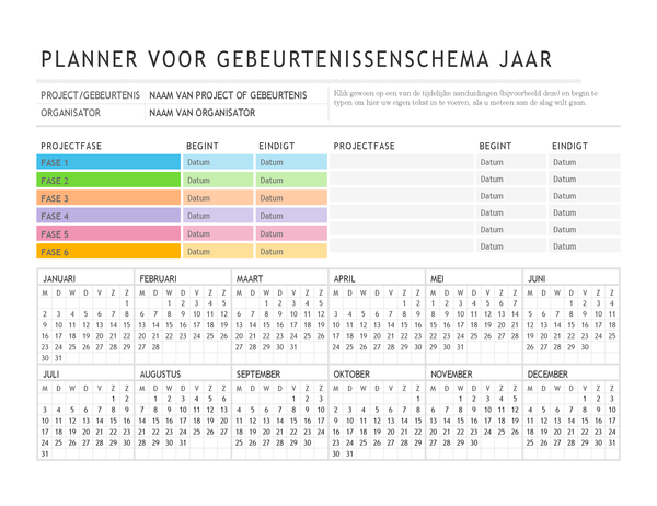 Evenementenplanner Evenementenplanner