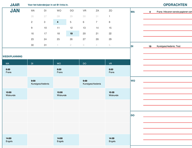 Studentenkalender (ma) Studentenkalender (ma)