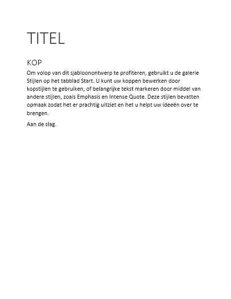 Retrospectief ontwerp (leeg) Retrospectief ontwerp (leeg)
