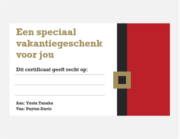 Cadeaubonnen voor de feestdagen (ontwerp Kerstgedachte, 3 per pagina) Cadeaubonnen voor de feestdagen (ontwerp Kerstgedachte, 3 per pagina)