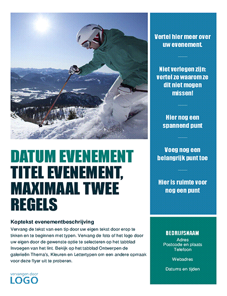 Seizoensevenementflyer (winter) Seizoensevenementflyer (winter)