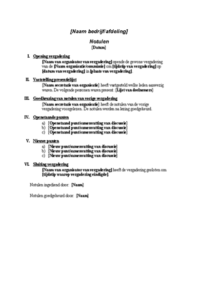 Notulen  Office.com