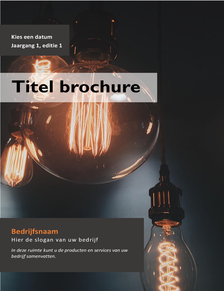 Boekje met product-of service-advertentie Boekje met product-of service-advertentie