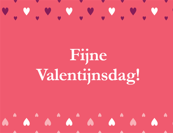 Valentijnskaart (in vieren gevouwen) Valentijnskaart (in vieren gevouwen)