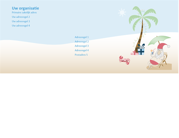 Envelop (zomerse Kerstman ontwerp) Envelop (zomerse Kerstman ontwerp)