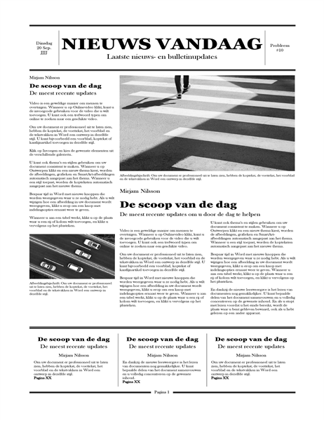 Traditionele krant Traditionele krant