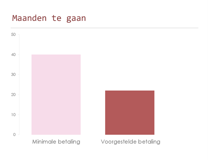 Calculator voor creditcardafbetaling Calculator voor creditcardafbetaling