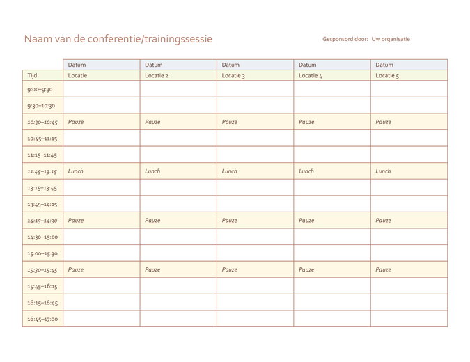 Spiksplinternieuw Planningen - Office.com LM-24