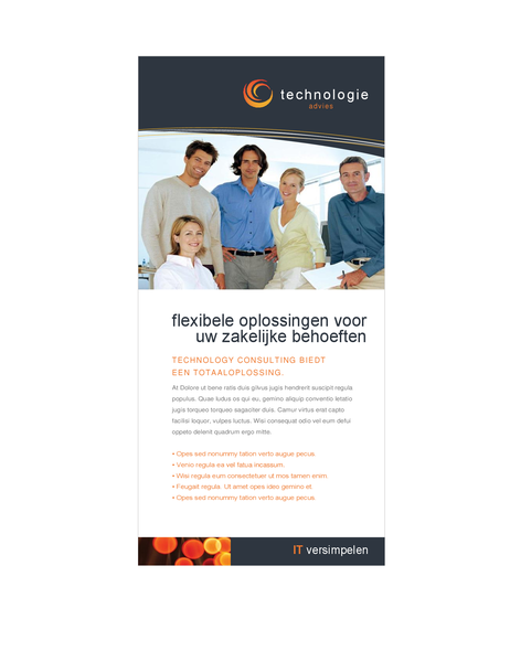 Technologie zakelijke rack-kaart Technologie zakelijke rack-kaart