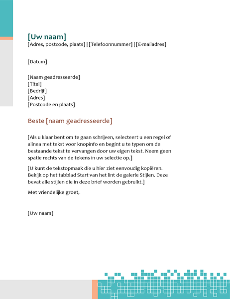 Minimalistisch technisch briefhoofd Minimalistisch technisch briefhoofd